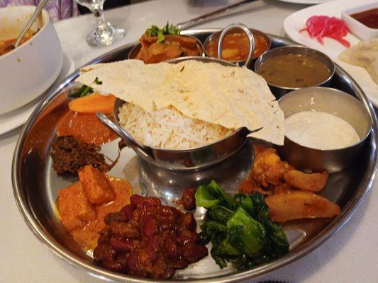 Fish thali