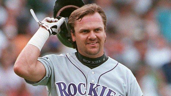 Rockies Hall of Famer Larry Walker.