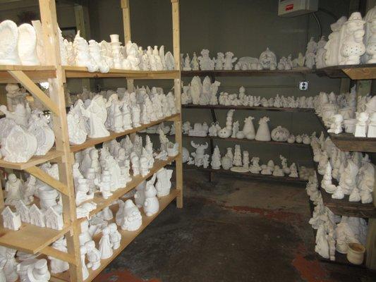 HUGE variety of ceramics ready to paint