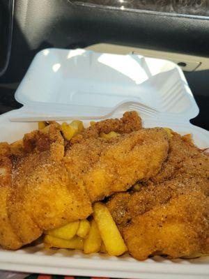 Catfish & fries.