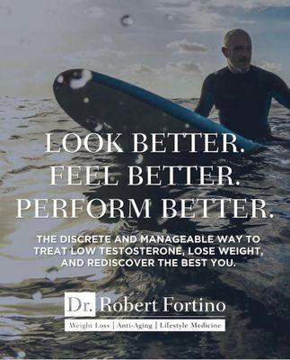 Look Better
 Feel Better
 Perform Better
 
 Low Testosterone Treartment