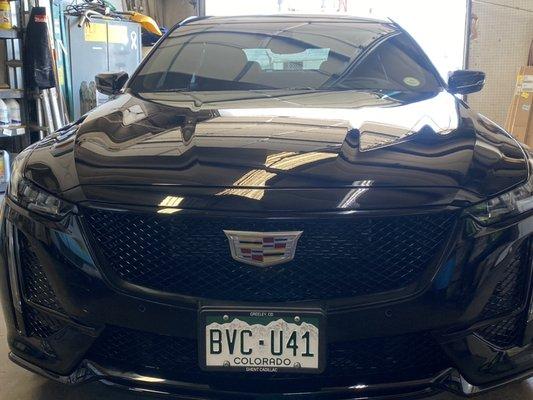 Cadillac, protected with a ceramic coating hand wash clay buff extract , keep your ride newer longer