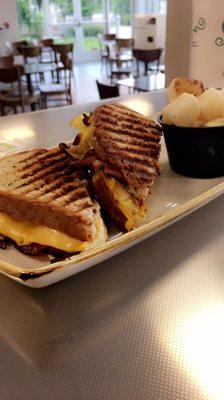 Breakfast Panini with our cubed potatoes