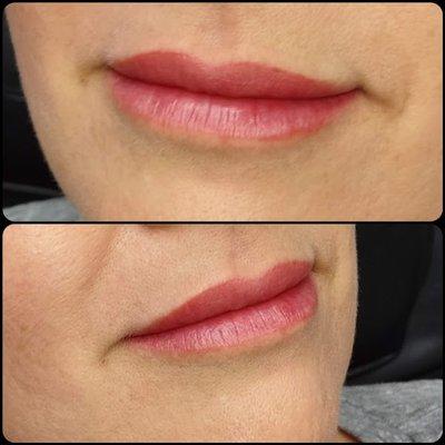 Lip Blushing, Permanent Lip Color