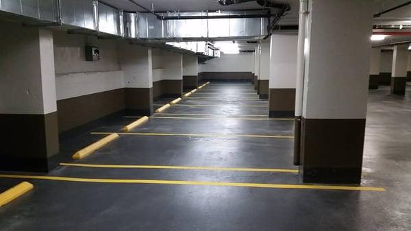 Traffic Coating in Parking Garage