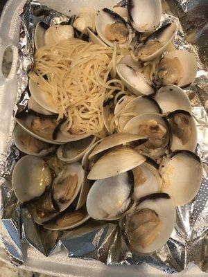 Little neck clam pasta