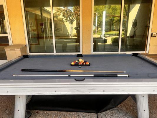 Pool table for the patients.