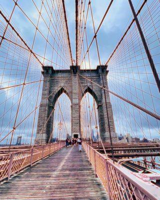 Walking the Brooklyn Bridge