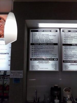 Menu board ~ 2013