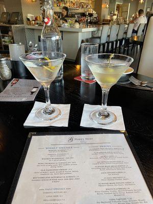 Vesper martini & dirty matini  Martini Monday  Well & Classic Martinis