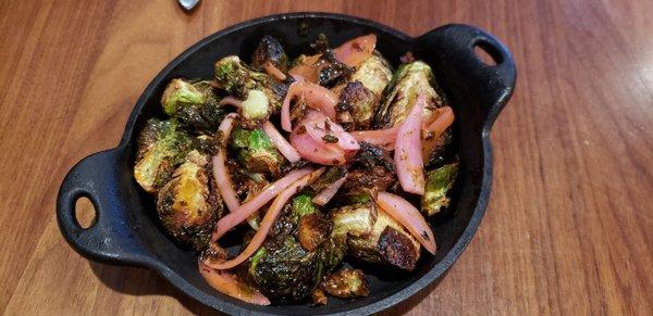 Fried Brussels Sprouts.