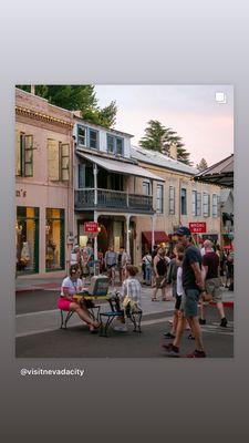 Downtown Nevada City, CA