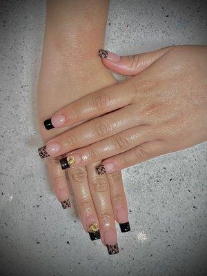 Gel x with design by Ana