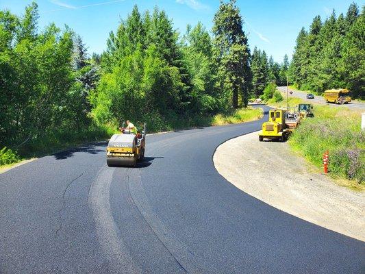 Municipal paving project in Gresham, OR