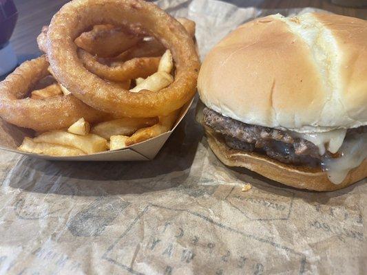 THE STEAKHOUSE BURGER. O'FRIES