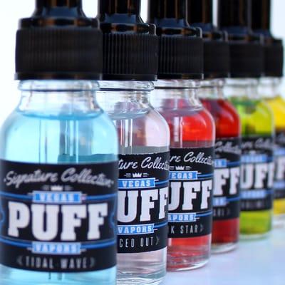 Puff Vapors premium e-liquid!