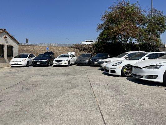 Hybrid & EV vehicles in line for repair