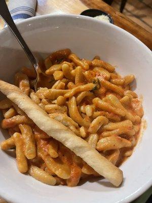 Cavatelli with Vodka sauce