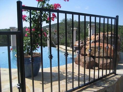 We can also paint fences and gates, as seen here. Just ask!