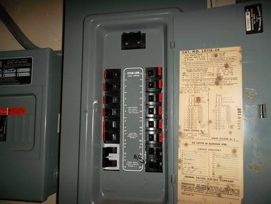 If Your Panel Looks Like This One "Federal Pacific Electric" -WE NEED TO TALK...
   CALL TODAY TO LEARN WHY....