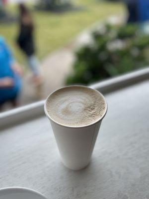 Coconut milk dirty chai latte