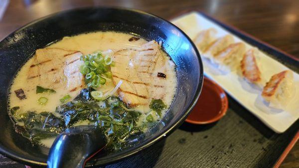 Tampopo ramen & gyoza lunch special