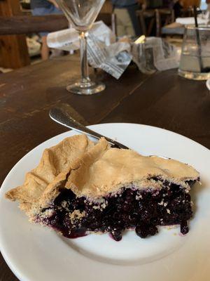 Blueberry pie