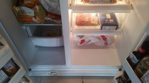 My fridge and freezer is so clean now!!!