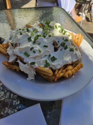 Gouda Waffle fries! Delicious