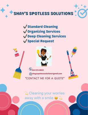 Shay’s Spotless Solutions 