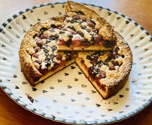 Triple-Berry Tart