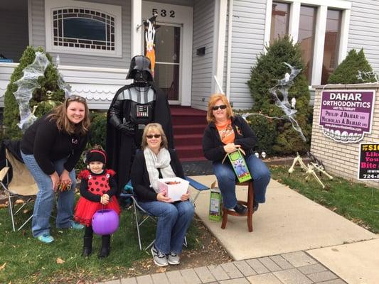 Trick or treating at Dahar Orthodontics!