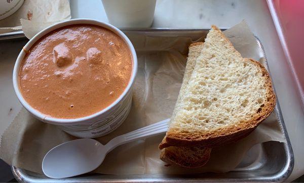 Tomato mushroom soup