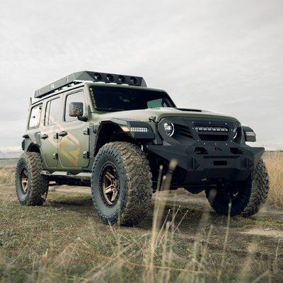 2021 Jeep Wrangler Rubicon Unlimited 392 with the Complete FabFours Off-Road Body Armor Kit