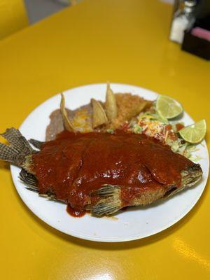 A La Diabla mojarra