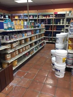 Aisles and aisles of paint