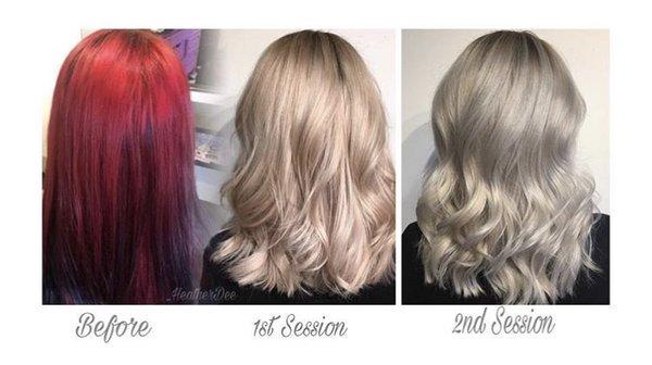 Corrective color 2 sessions