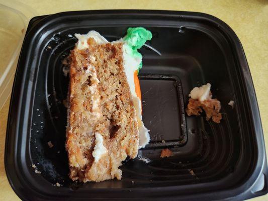 Carrot cake slice