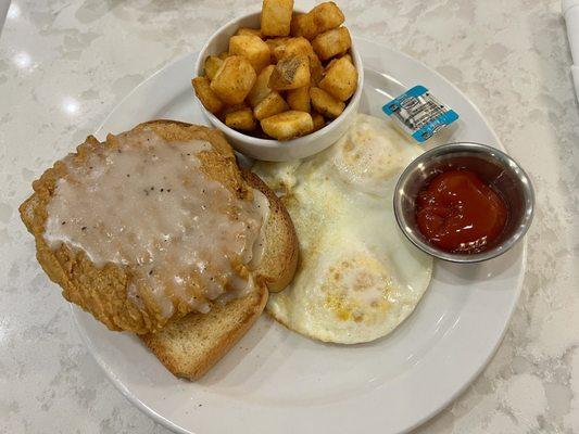 The Chicken Fried Chicken Breakfast