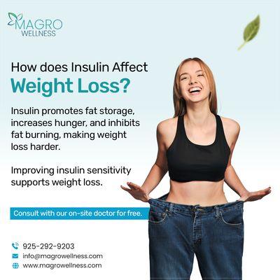 How does insulin affect weight loss