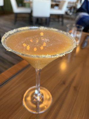 Seasonal pumpkin martini