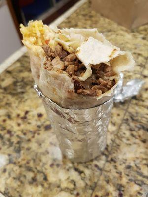 Asada burrito