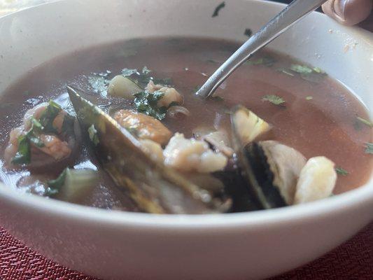 Caldo Siete Mares, seven seas soup, 7 Mares