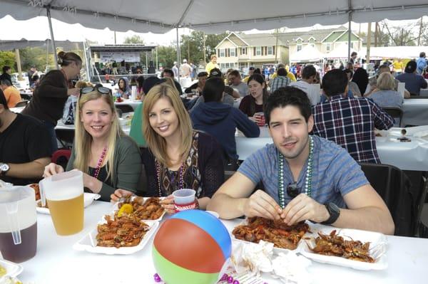 Crawfish Festival in the Heights