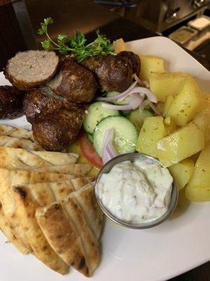 LAMB KEBOB PLATTER