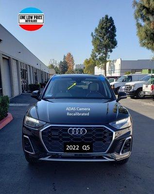 2022 Audi  Q5
 ADAS Windshield Calibrated