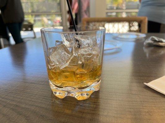 Just as info here is what a 20$ scotch looks like at happy hour. Be careful in the restaurant.