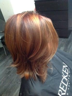 Balayage highlights