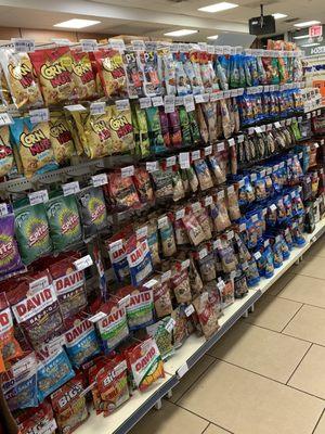 Nuts and seeds section,Good variety and taste ..