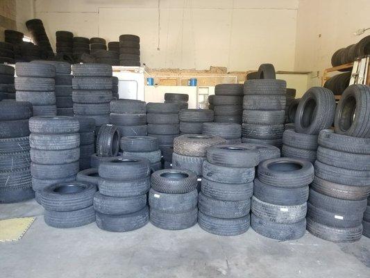 Size 13s - 20s used tires.